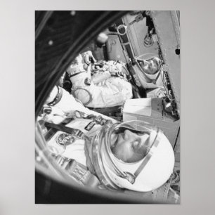 Astronauter i Gemini 3 Poster