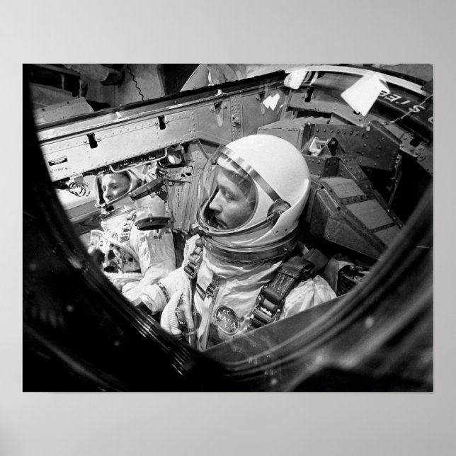 Astronauter i Gemini 4 Poster (Framsidan)