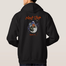 Astronauter Nest Stop Mars X Uppdrag komma snart Hoodie