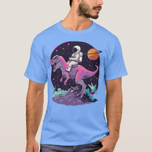 Astronauter ridande TRex 1 T Shirt