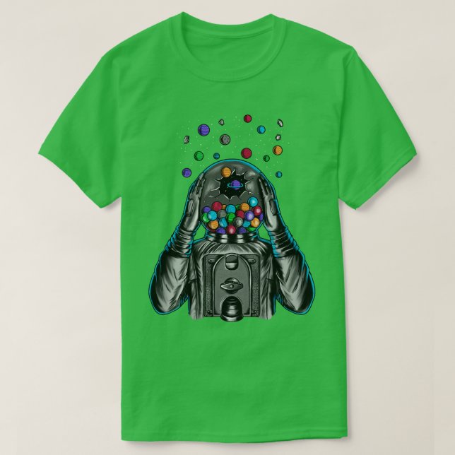 Astronautexplosion T Shirt (Design framsida)