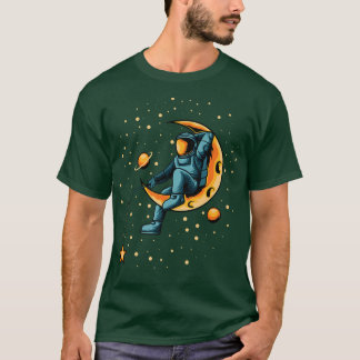 Astronautfiske efter stjärnor t shirt