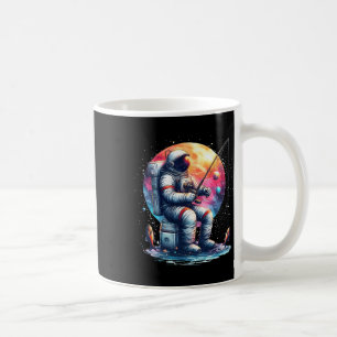 Astronautfiske i Space Boys Girls Kids Astrona Kaffemugg