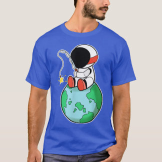 Astronautfiske på jorden T-Shirt
