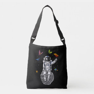 Astronautfjärilar Axelväska