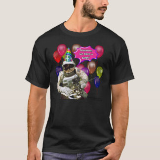 Astronautfödelsedagtema T Shirt