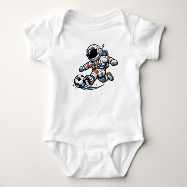 Astronautfotboll T Shirt (Framsida)
