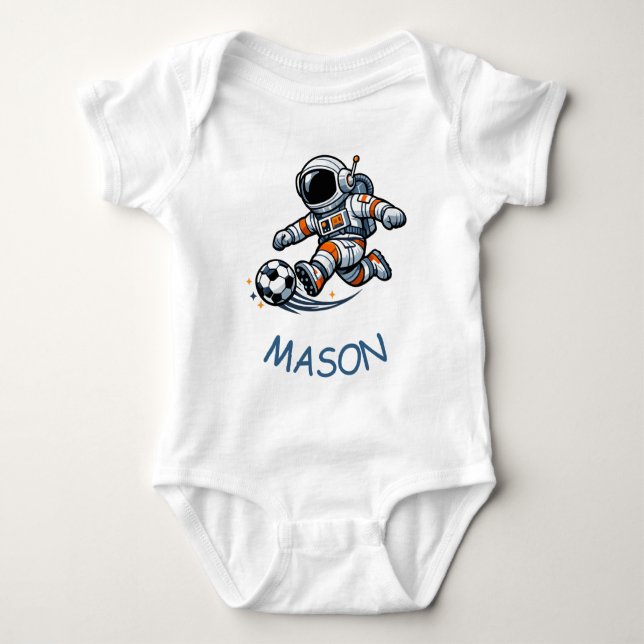 Astronautfotboll T Shirt (Framsida)