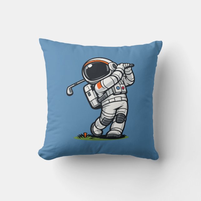 Astronautgolf Kudde (Framsida)