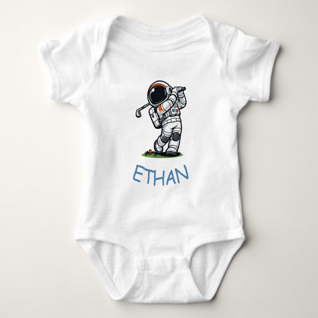 Astronautgolf T Shirt (Framsida)