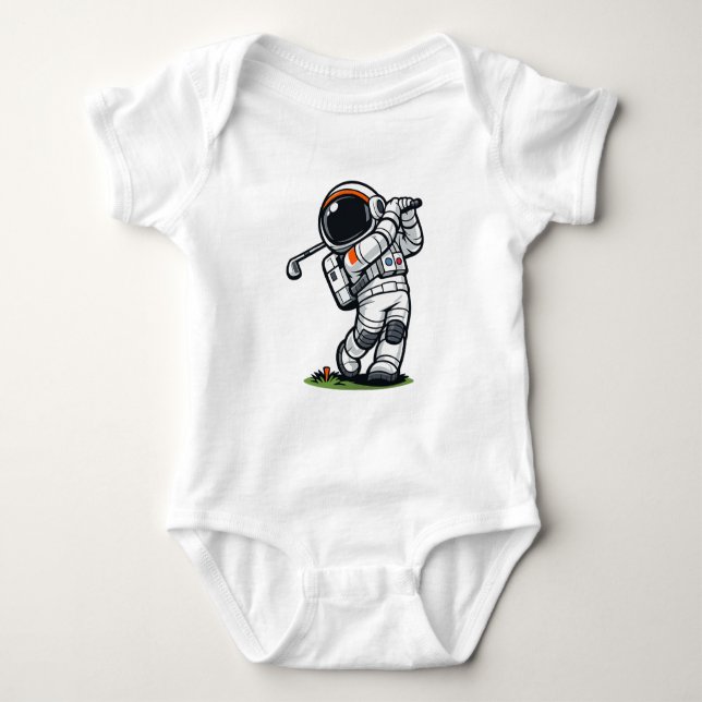 Astronautgolf T Shirt (Framsida)