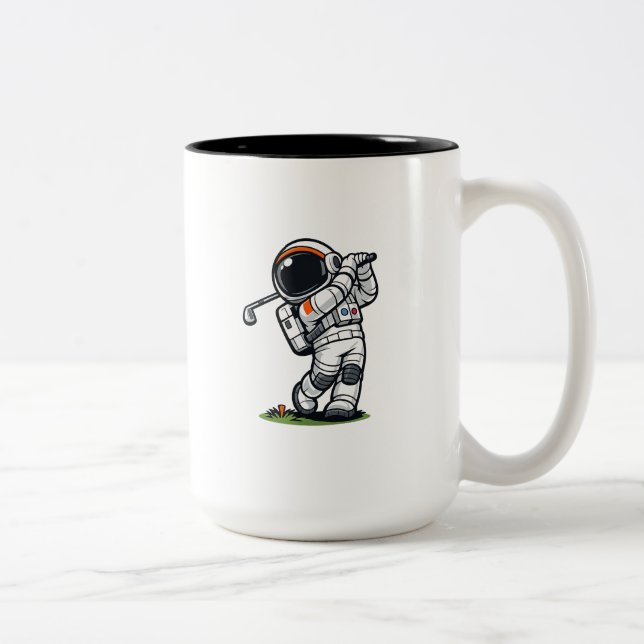Astronautgolf Två-Tonad Mugg (Höger)
