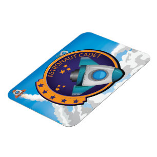 Astronautkadettmärke Magnet