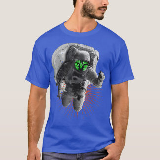 Astronautmonster Space Space Måne Space Planets T- T Shirt