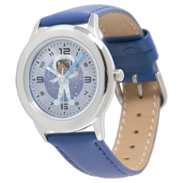 Astronautpojke Yttre rymden Armbandsur (Vinklad)
