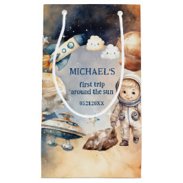 Astronautrymmet första Resa runt Sol gift-blocket