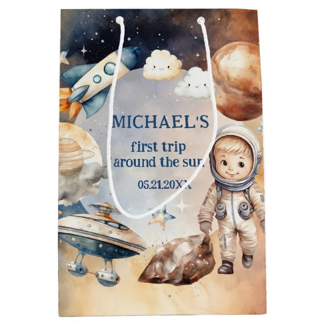 Astronautrymmet första Resa runt Sol gift-blocket (Framsidan)