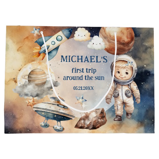 Astronautrymmet första Resa runt Sol gift-blocket (Baksidan)