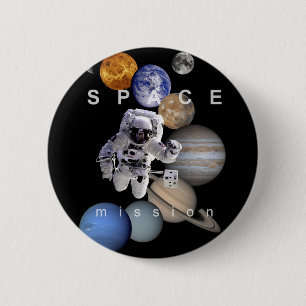 astronautrymmet uppdrag solsystemsplattor knapp