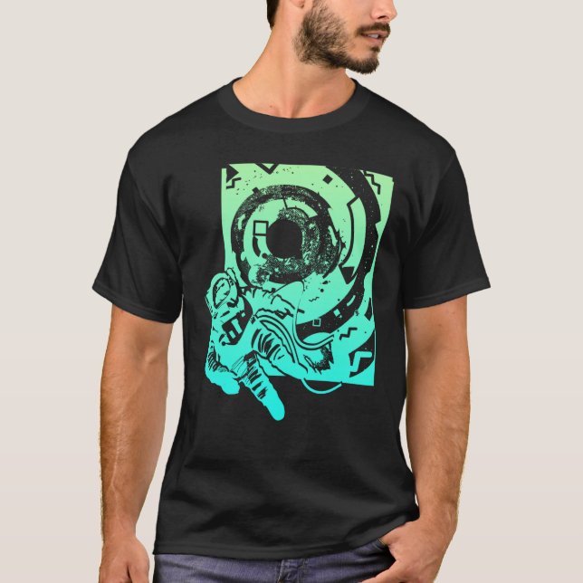 Astronauts and Spaceflight  2 T Shirt (Framsida)