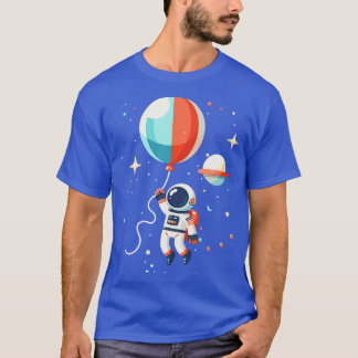 Astronauts Balloon Journey T Shirt