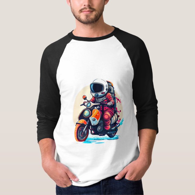 Astronauts motorväg t shirt (Framsida)