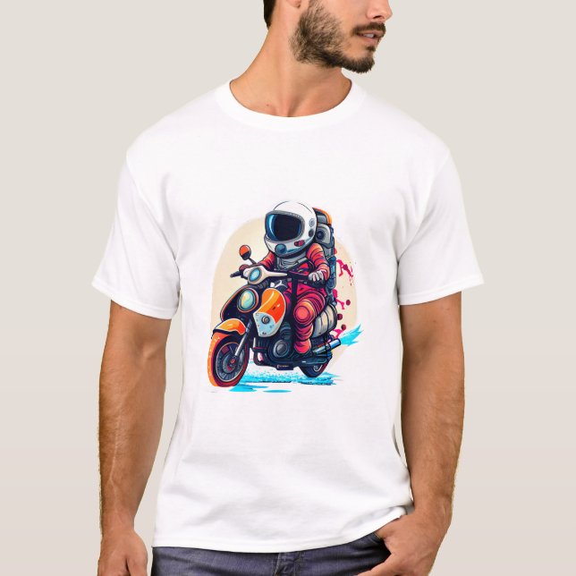 Astronauts motorväg t shirt (Framsida)