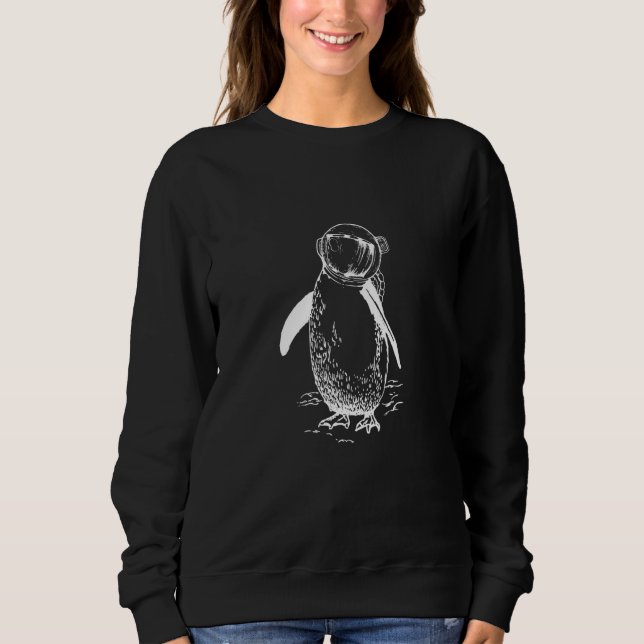 Astronaut's Penguin surreal T Shirt (Framsida)
