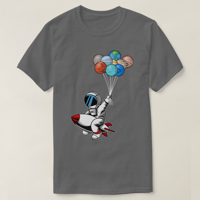 Astronauts Planets Outer Space Eplorer  I Need Mor T Shirt (Design framsida)