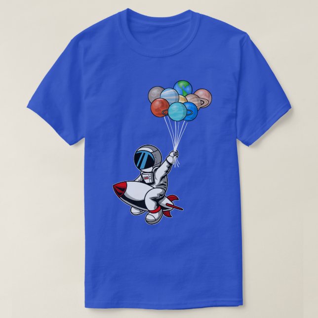 Astronauts Planets Rymden Explorer - jag behöver M T Shirt (Design framsida)