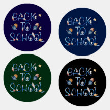 Astronauts Planets Space, back to school