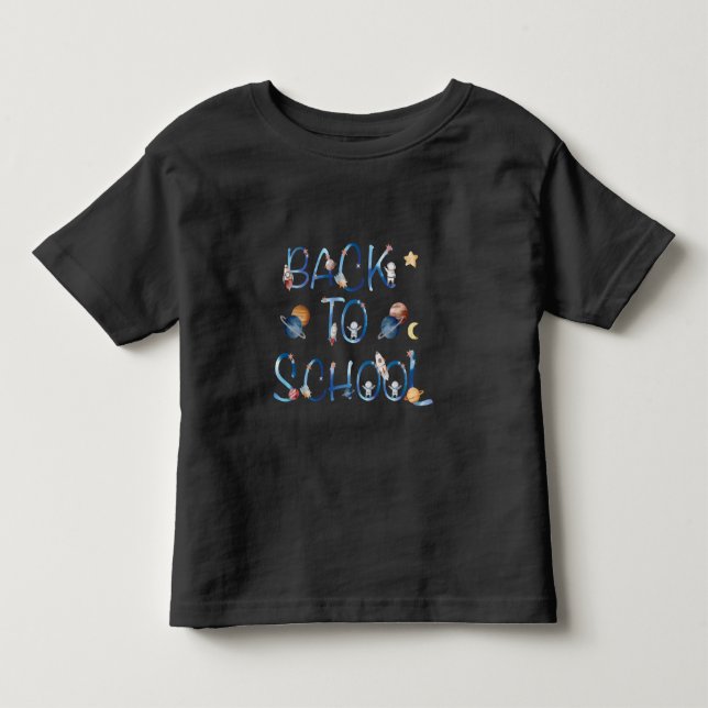 Astronauts Planets Space,back to school T Shirt (Framsida)