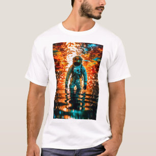 Astronauts resa - Gående Stellar Seas T Shirt