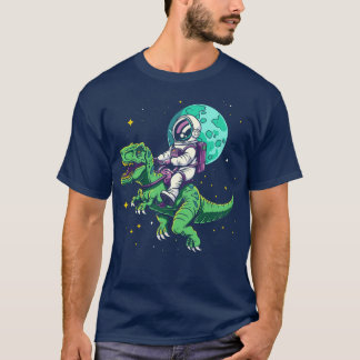 Astronauts ridning TRex T Shirt