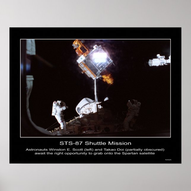 Astronauts Winston E. Scott och Ta... Poster (Framsidan)