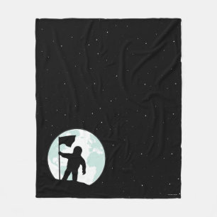 AstronautSilhouette Fleecefilt