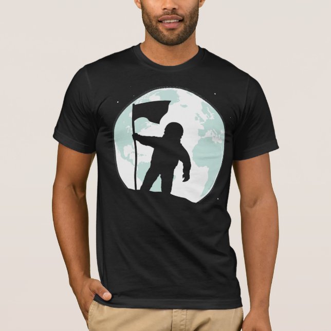 AstronautSilhouette T Shirt (Framsida)