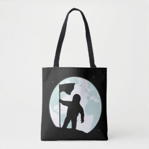 AstronautSilhouette Tygkasse