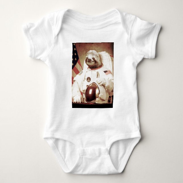 AstronautSloth T-shirt (Framsida)
