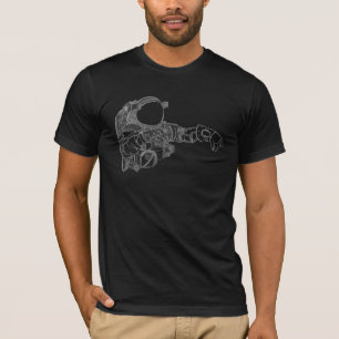 AstronautT-tröja - svart T-shirt