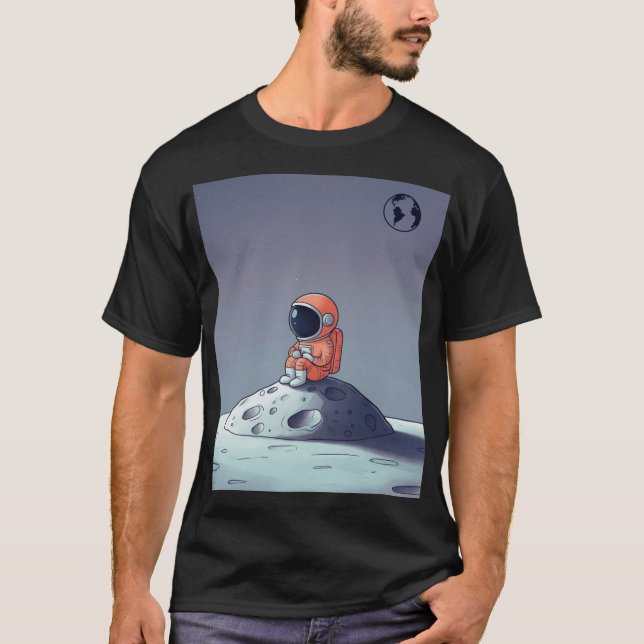Astronet logotyp der t shirt (Framsida)