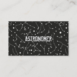 Astronom och konstellationer visitkort