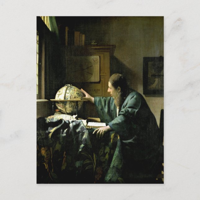 Astronomen, 1668 vykort (Framsida)