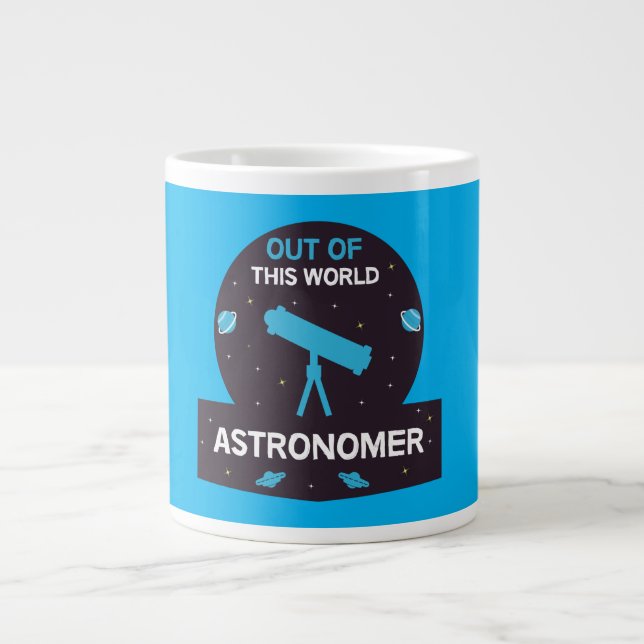 Astronomer | Astronomi | Astrofysiker | Stapel T Jumbo Mugg (Framsidan)