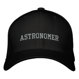 Astronomer Astronomy Science Embroiderat Hat Broderad Keps