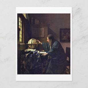 Astronomer från Johannes Vermeer Vykort