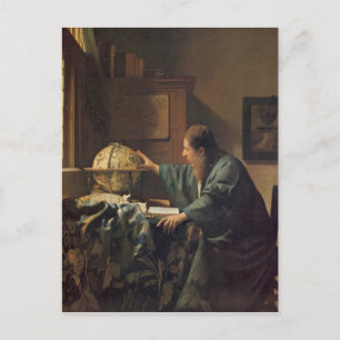 Astronomer från Johannes Vermeer Vykort