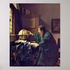Astronomer från Vermeer - Poster