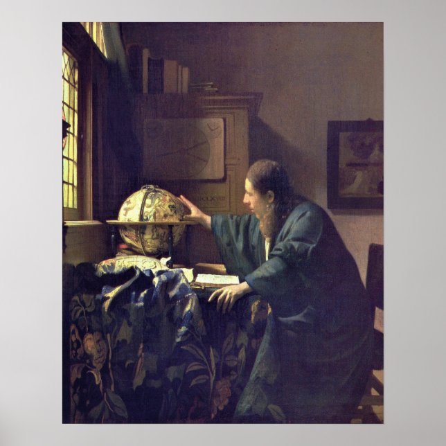 Astronomer från Vermeer - Poster (Framsidan)