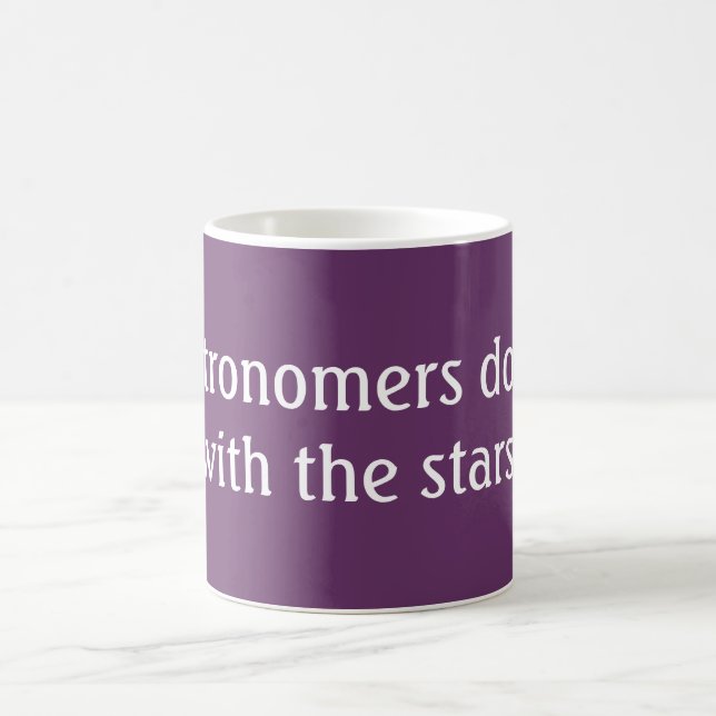 Astronomer gör det kaffemugg (Center)
